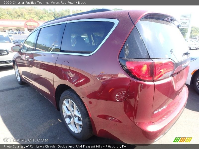 Velvet Red Pearl / Black 2020 Chrysler Pacifica Touring