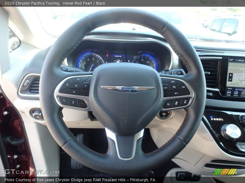 Velvet Red Pearl / Black 2020 Chrysler Pacifica Touring