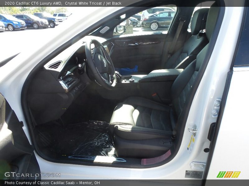 Crystal White Tricoat / Jet Black 2020 Cadillac CT6 Luxury AWD