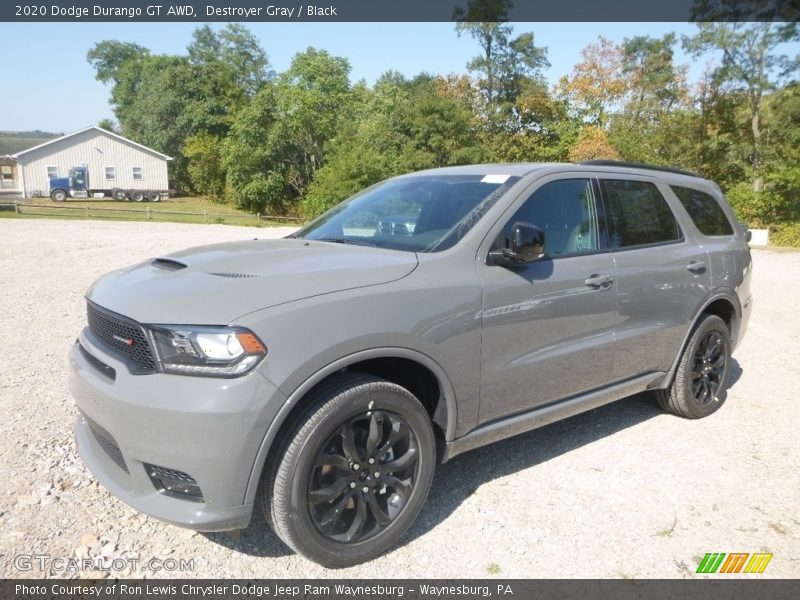 Destroyer Gray / Black 2020 Dodge Durango GT AWD