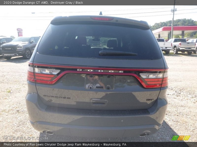 Destroyer Gray / Black 2020 Dodge Durango GT AWD