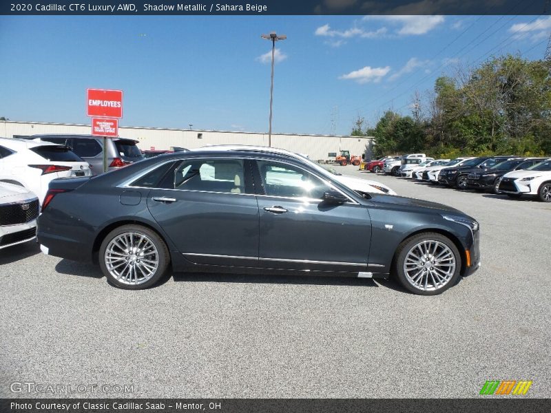 Shadow Metallic / Sahara Beige 2020 Cadillac CT6 Luxury AWD