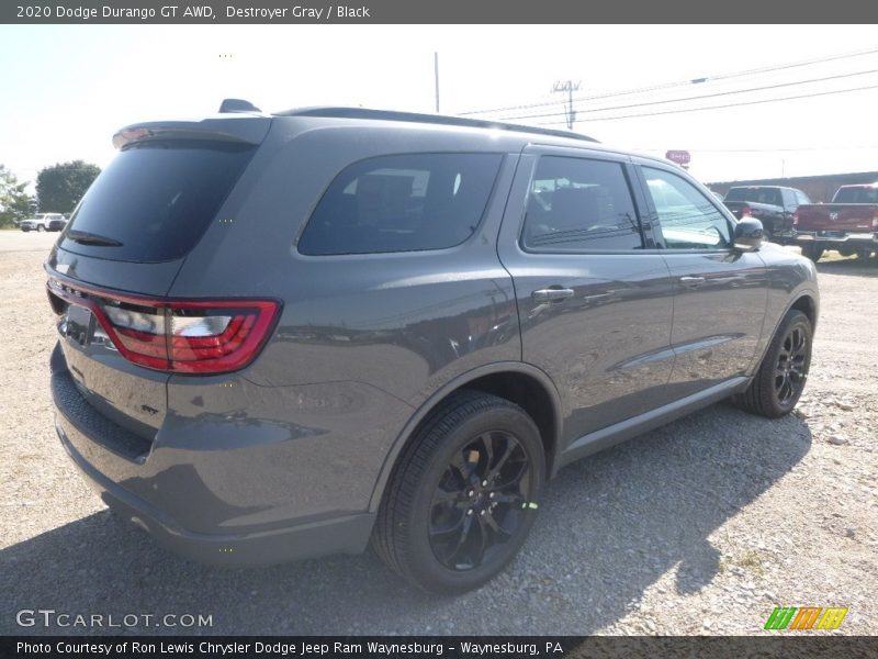 Destroyer Gray / Black 2020 Dodge Durango GT AWD