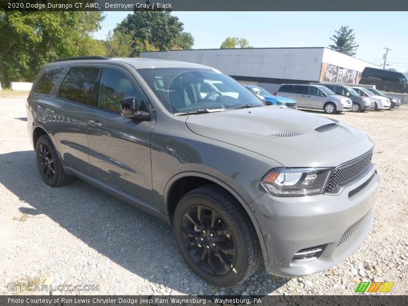 Destroyer Gray / Black 2020 Dodge Durango GT AWD