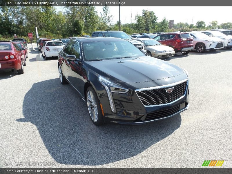 Manhattan Noir Metallic / Sahara Beige 2020 Cadillac CT6 Luxury AWD