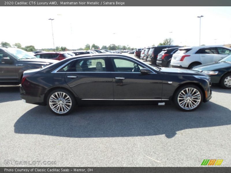 Manhattan Noir Metallic / Sahara Beige 2020 Cadillac CT6 Luxury AWD