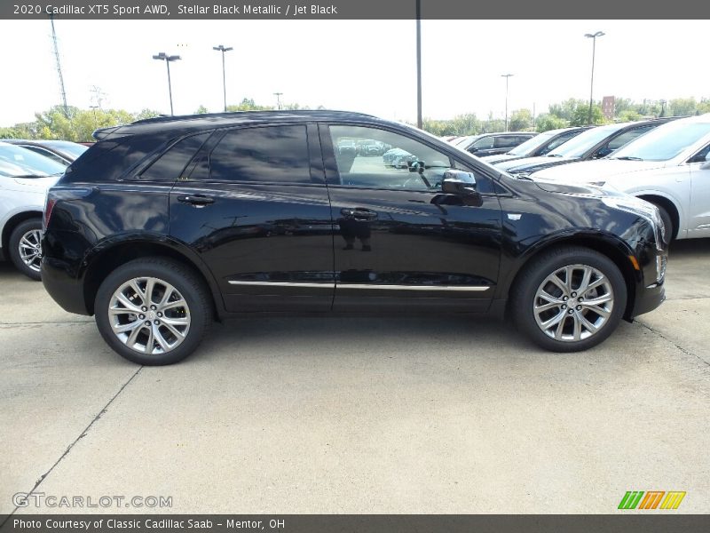 Stellar Black Metallic / Jet Black 2020 Cadillac XT5 Sport AWD