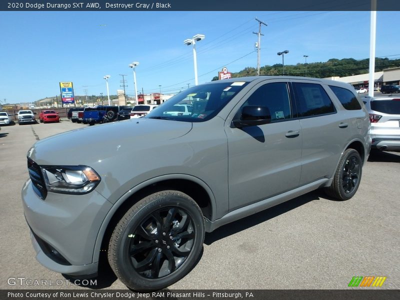 Destroyer Gray / Black 2020 Dodge Durango SXT AWD