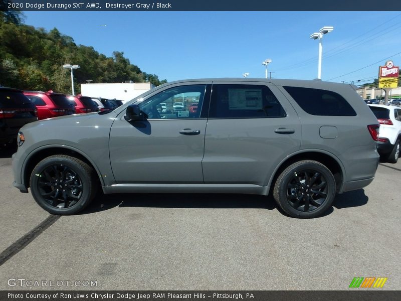 Destroyer Gray / Black 2020 Dodge Durango SXT AWD
