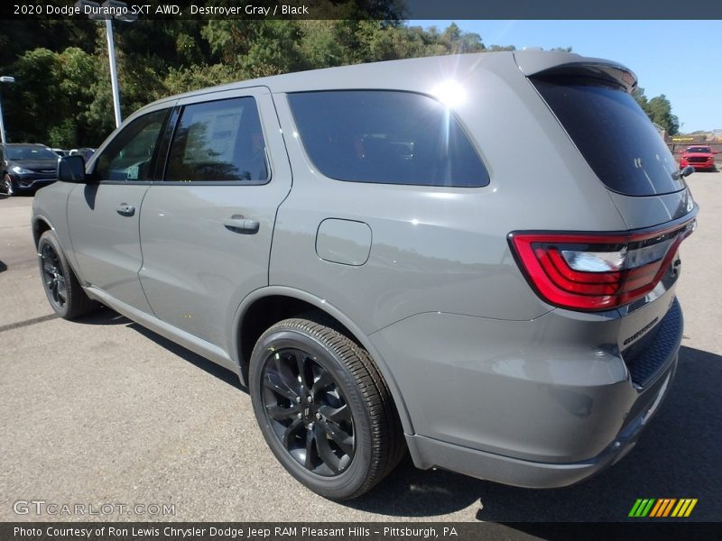Destroyer Gray / Black 2020 Dodge Durango SXT AWD