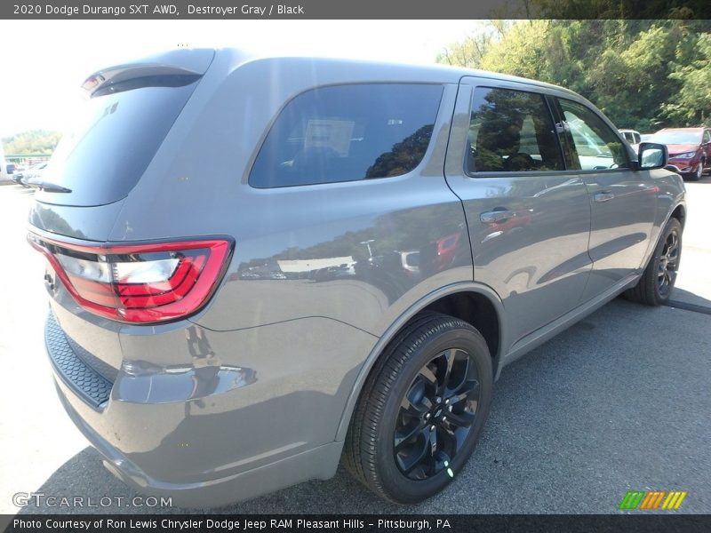 Destroyer Gray / Black 2020 Dodge Durango SXT AWD