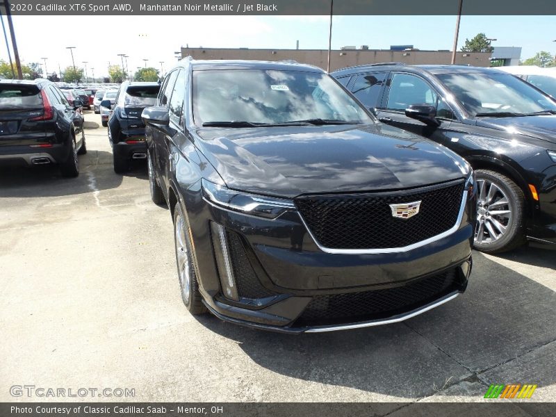Manhattan Noir Metallic / Jet Black 2020 Cadillac XT6 Sport AWD