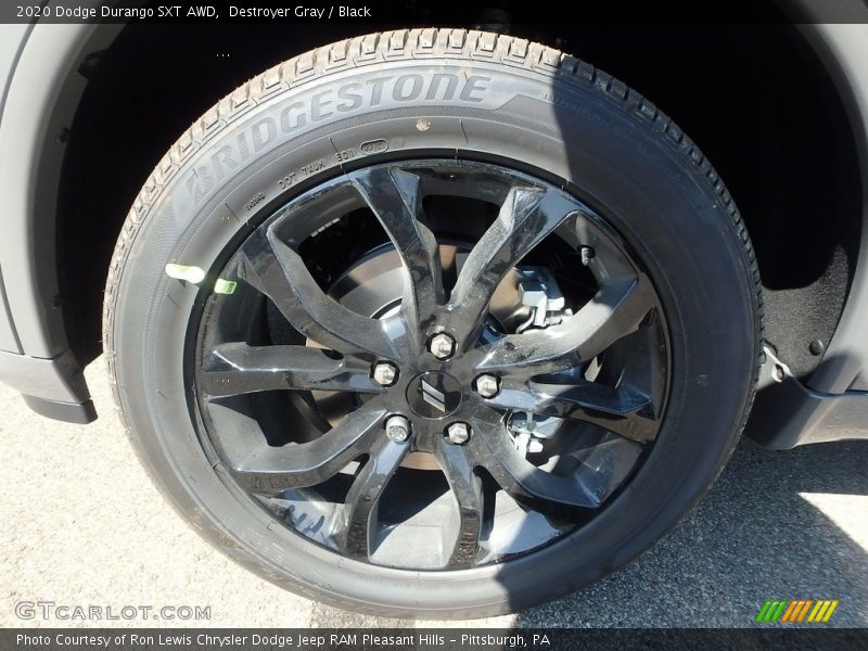 Destroyer Gray / Black 2020 Dodge Durango SXT AWD