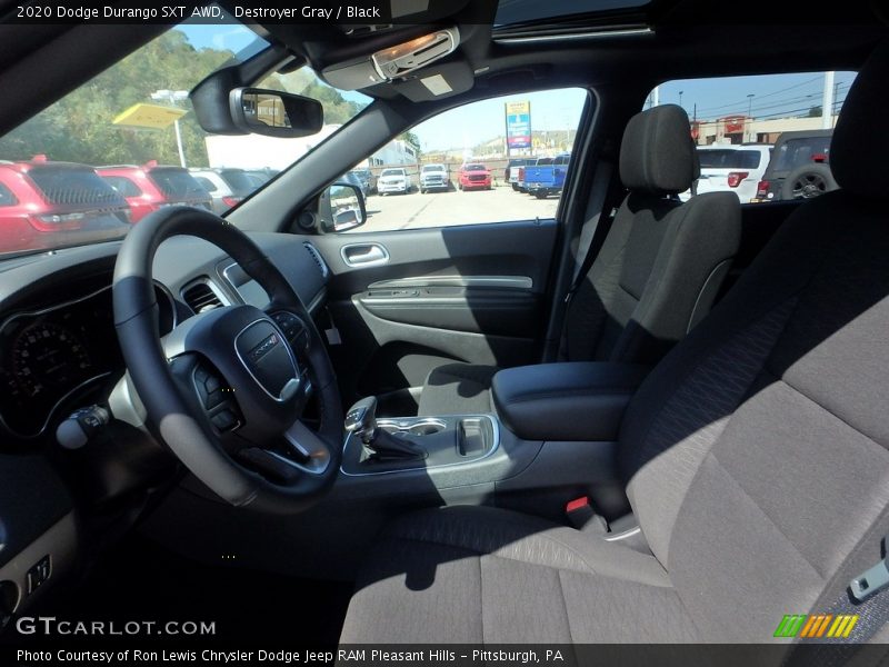 Destroyer Gray / Black 2020 Dodge Durango SXT AWD