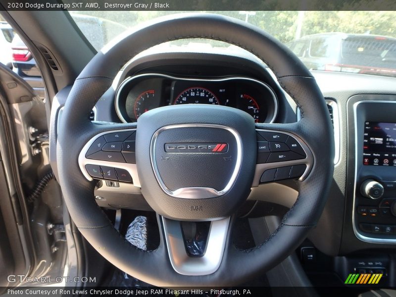 Destroyer Gray / Black 2020 Dodge Durango SXT AWD