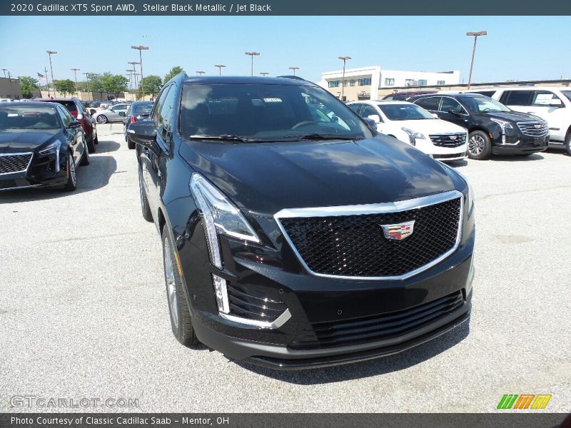 Stellar Black Metallic / Jet Black 2020 Cadillac XT5 Sport AWD