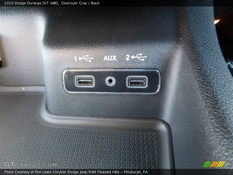 Destroyer Gray / Black 2020 Dodge Durango SXT AWD