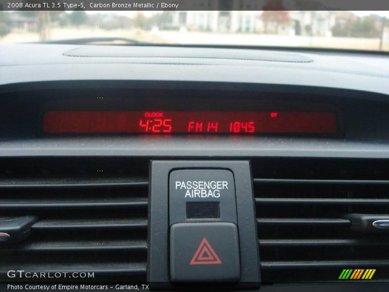 Carbon Bronze Metallic / Ebony 2008 Acura TL 3.5 Type-S