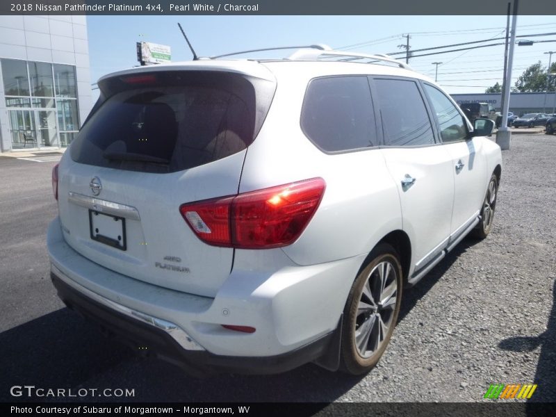 Pearl White / Charcoal 2018 Nissan Pathfinder Platinum 4x4
