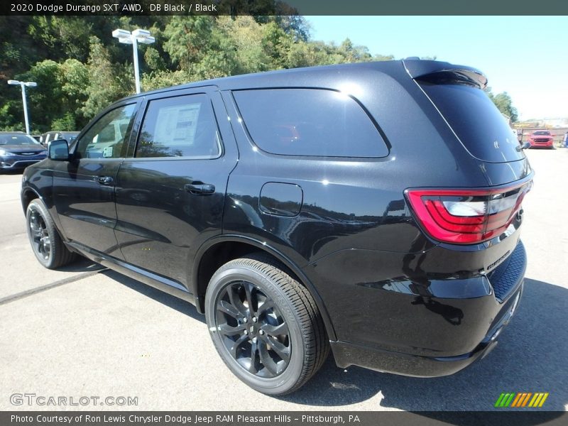DB Black / Black 2020 Dodge Durango SXT AWD
