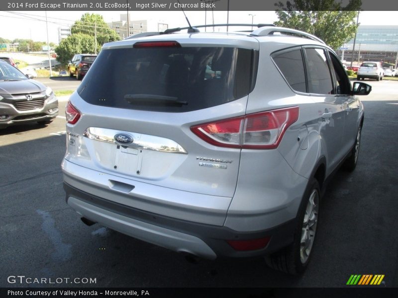 Ingot Silver / Charcoal Black 2014 Ford Escape Titanium 2.0L EcoBoost