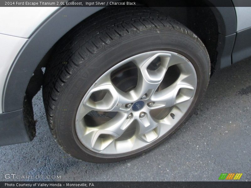 Ingot Silver / Charcoal Black 2014 Ford Escape Titanium 2.0L EcoBoost