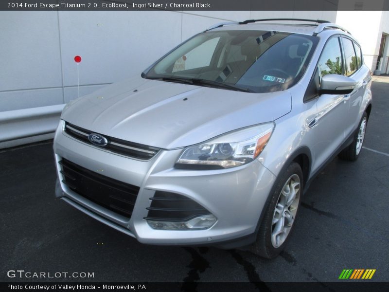 Ingot Silver / Charcoal Black 2014 Ford Escape Titanium 2.0L EcoBoost