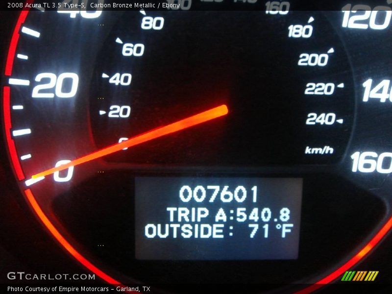 Carbon Bronze Metallic / Ebony 2008 Acura TL 3.5 Type-S