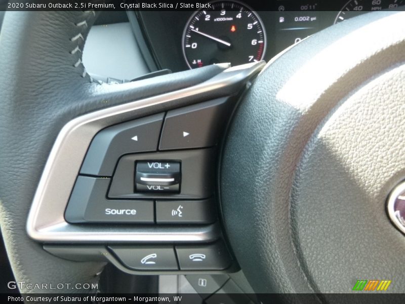 Crystal Black Silica / Slate Black 2020 Subaru Outback 2.5i Premium
