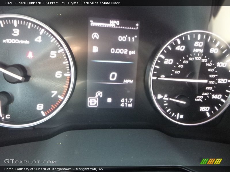 Crystal Black Silica / Slate Black 2020 Subaru Outback 2.5i Premium