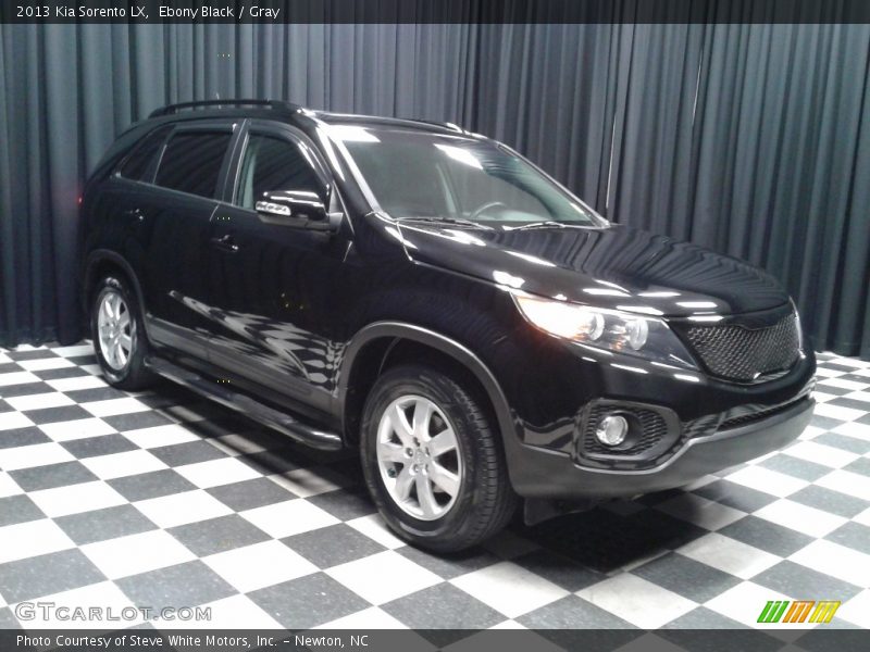 Ebony Black / Gray 2013 Kia Sorento LX