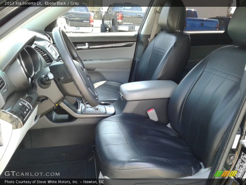 Ebony Black / Gray 2013 Kia Sorento LX