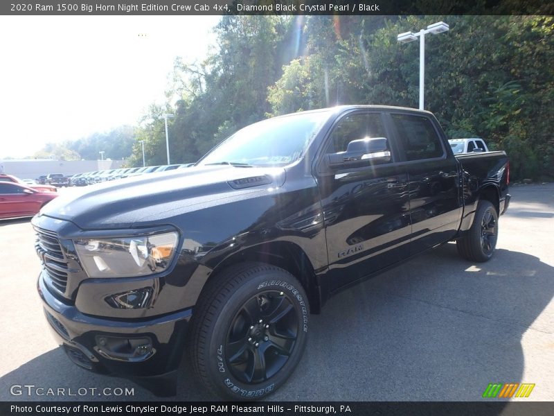 Diamond Black Crystal Pearl / Black 2020 Ram 1500 Big Horn Night Edition Crew Cab 4x4
