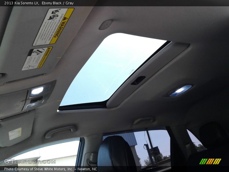 Ebony Black / Gray 2013 Kia Sorento LX