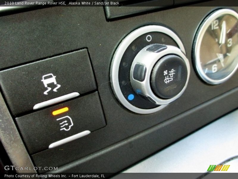 Alaska White / Sand/Jet Black 2010 Land Rover Range Rover HSE