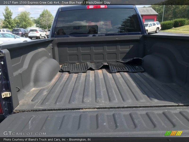 True Blue Pearl / Black/Diesel Gray 2017 Ram 1500 Express Crew Cab 4x4
