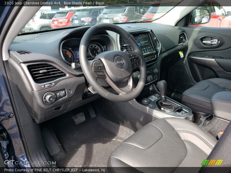 Blue Shade Pearl / Black 2020 Jeep Cherokee Limited 4x4