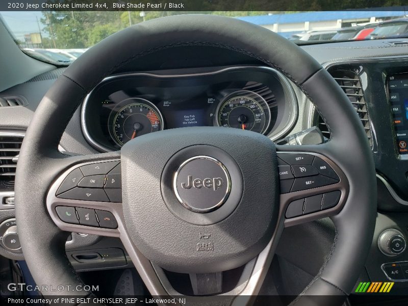 Blue Shade Pearl / Black 2020 Jeep Cherokee Limited 4x4
