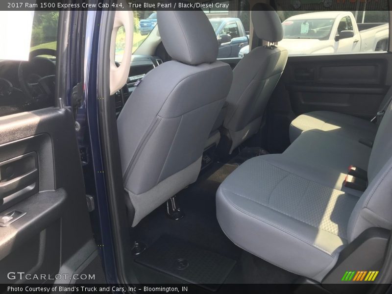 True Blue Pearl / Black/Diesel Gray 2017 Ram 1500 Express Crew Cab 4x4