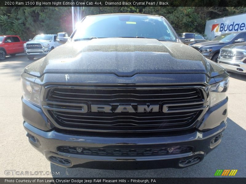 Diamond Black Crystal Pearl / Black 2020 Ram 1500 Big Horn Night Edition Crew Cab 4x4