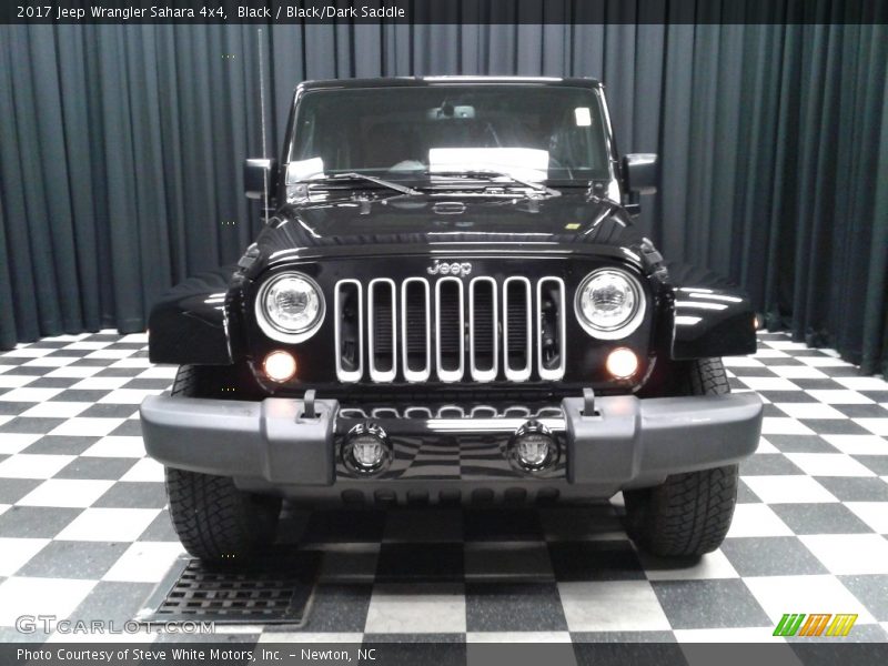 Black / Black/Dark Saddle 2017 Jeep Wrangler Sahara 4x4