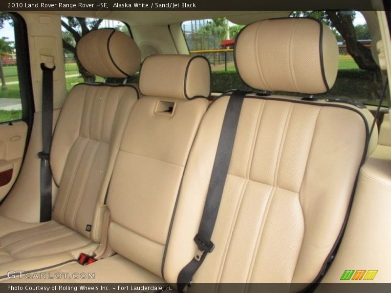 Rear Seat of 2010 Range Rover HSE