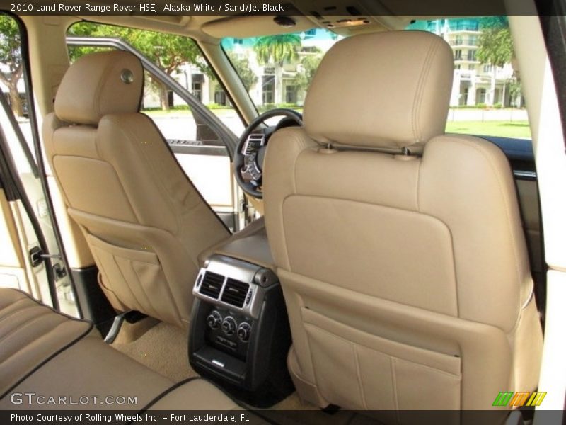 Rear Seat of 2010 Range Rover HSE