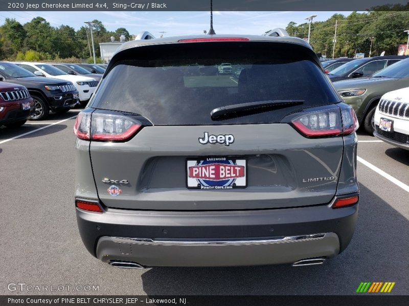 Sting-Gray / Black 2020 Jeep Cherokee Limited 4x4