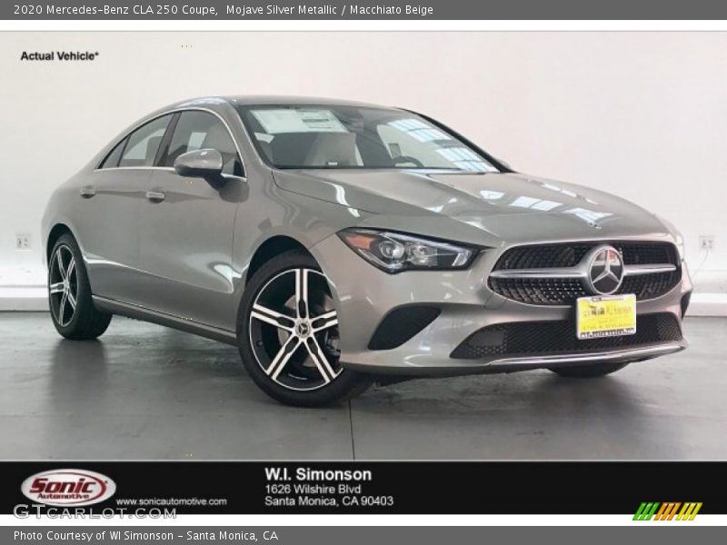 Mojave Silver Metallic / Macchiato Beige 2020 Mercedes-Benz CLA 250 Coupe