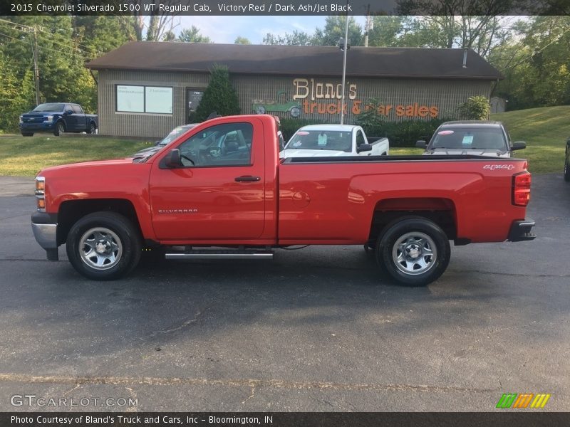 Victory Red / Dark Ash/Jet Black 2015 Chevrolet Silverado 1500 WT Regular Cab
