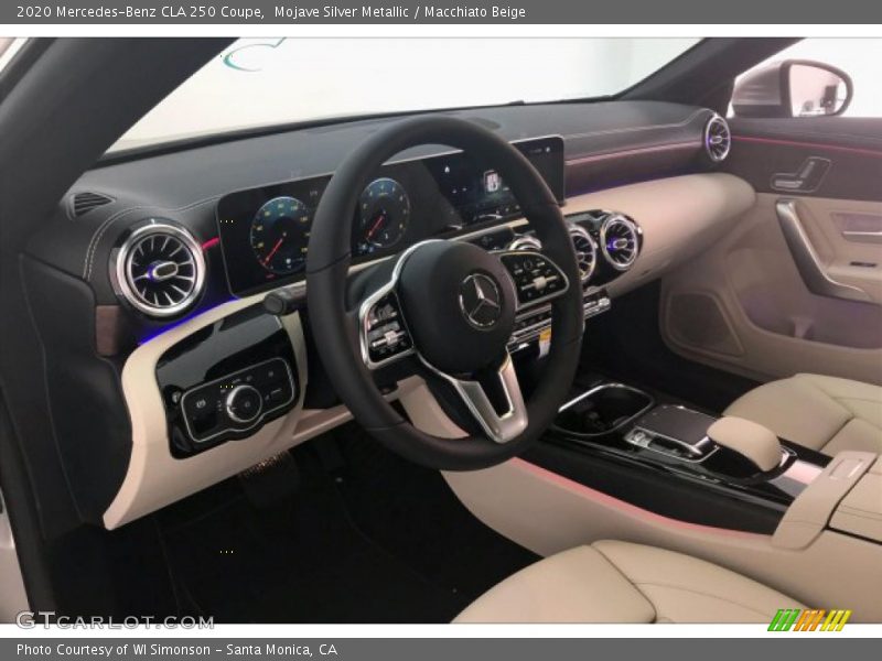 Mojave Silver Metallic / Macchiato Beige 2020 Mercedes-Benz CLA 250 Coupe