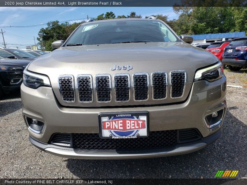 Light Brownstone Pearl / Black 2020 Jeep Cherokee Limited 4x4
