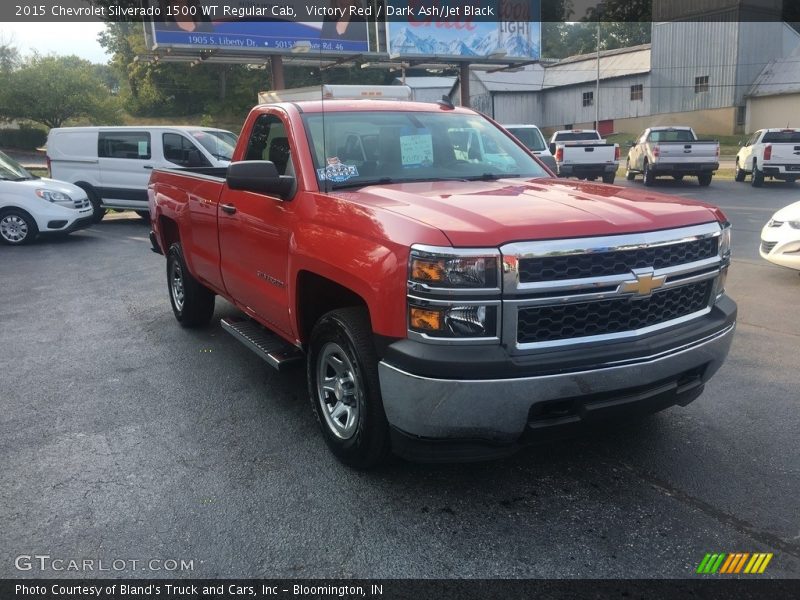 Victory Red / Dark Ash/Jet Black 2015 Chevrolet Silverado 1500 WT Regular Cab
