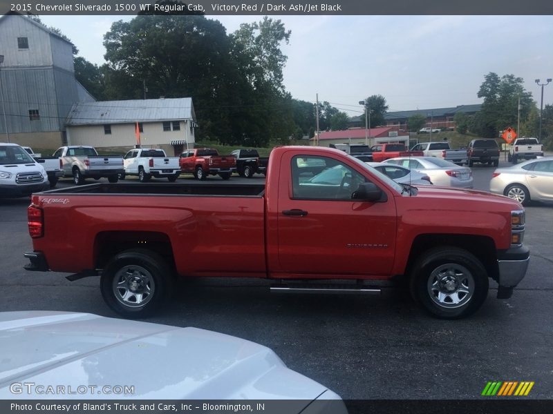 Victory Red / Dark Ash/Jet Black 2015 Chevrolet Silverado 1500 WT Regular Cab